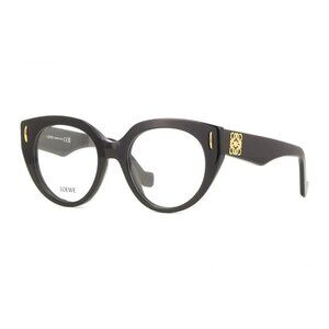 NEW LOEWE EYEGLASSES WOMEN CAT EYE BLACK EYEWEAR LOEWE LW50081I 001